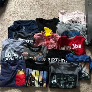 Lot of 14 boys short sleeve shirts